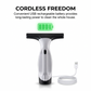 Electric Window Vacuum Cleaner with Extension Rod