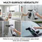 Electric Window Vacuum Cleaner with Extension Rod