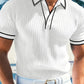 👕 50% OFF NOW! ☀️ Casual Short Sleeve Polo Shirt – Breathable Polyester, Modern Fit & Perfect for Relaxed Days 🏖️
