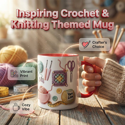 🔥Limited Time Promotion 50% OFF🔥Yarn Love Mug, Gift For Crafters And Creative Souls