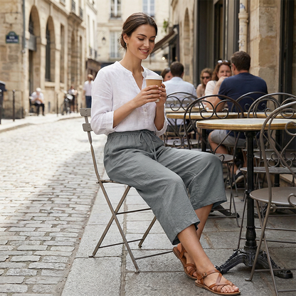 👖 LIMITED-TIME 50% OFF! ✨ Women's Capri Pants – Drawstring Waist, 6 Colors, S-2XL 🌿