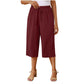 👖 LIMITED-TIME 50% OFF! ✨ Women's Capri Pants – Drawstring Waist, 6 Colors, S-2XL 🌿