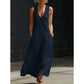 ✨🌞2026 Spring Special Offer 49% OFF🌿Women's Sleeveless V-Neck Maxi Dress with Pockets