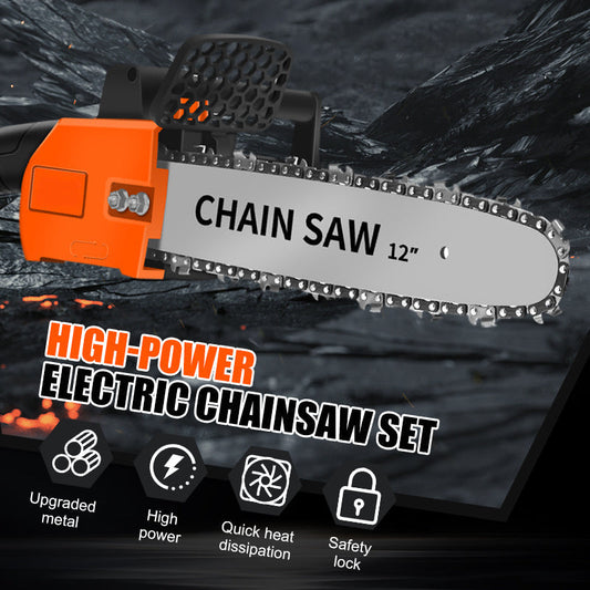 High-Power Electric Chainsaw Set