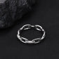 Sparkling Cubic Zirconia Open Cuff Ring