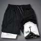 Men's 2-in-1 Faith & Fitness Athletic Shorts
