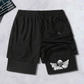 Men's 2-in-1 Faith & Fitness Athletic Shorts