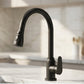 🚰 50% OFF NOW! 🧼 Modern Pull-Down Kitchen Faucet – Dual Spray Modes, Brass Core & Auto-Retraction ✨