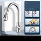 🚰 50% OFF NOW! 🧼 Modern Pull-Down Kitchen Faucet – Dual Spray Modes, Brass Core & Auto-Retraction ✨