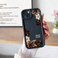 Vintage Orchid Cross Bible Verse Silicone Phone Case