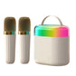 Portable Karaoke Machine with 2 Wireless Microphones