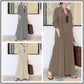 📢📢50% OFF !! ⏰Long-Solid, Simple and Long-Coloured Sleeve Dress