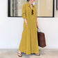 📢📢50% OFF !! ⏰Long-Solid, Simple and Long-Coloured Sleeve Dress