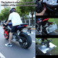 Automatic Flip-Up Motorcycle License Plate Holder