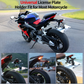 Automatic Flip-Up Motorcycle License Plate Holder