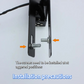 Automatic Flip-Up Motorcycle License Plate Holder