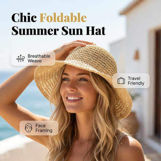 ❤️Women's Handwoven Wide-Brim Straw Hat