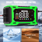 ⏳⏰12V 6A Smart Car Battery Charger – Pulse Repair Technology, Auto Maintain & Desulfation