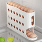 🥚2026 Hot Sale🧊Space-Saving Fridge Egg Storage Organizer – Gravity-Fed Auto Roll, 30-Egg Capacity & Slim Door-Fit Design 🏠