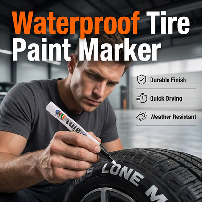 📢 BUY 1 GET 1 FREE! ✨ Waterproof Paint Marker – Quick Dry, Multi-Surface, Tire Touch-Up 🎁