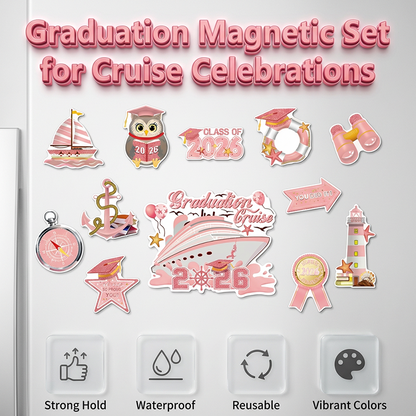 🎓🔥10000+ Sold! Large Graduation Party Decorations Magnets✨