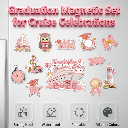 🎓🔥10000+ Sold! Large Graduation Party Decorations Magnets✨