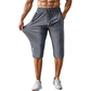⏳Time-Limited Special⏰Men's Quick-Dry Sports Capri Pants – Stretchy, Zipper Pockets, Versatile
