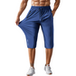 ⏳Time-Limited Special⏰Men's Quick-Dry Sports Capri Pants – Stretchy, Zipper Pockets, Versatile