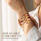 Bohemian Evil Eye & Elephant Charm Bracelet