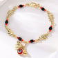 Bohemian Evil Eye & Elephant Charm Bracelet