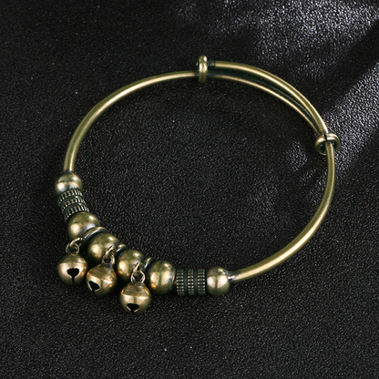 Push-Pull Adjustable Bell Bangle