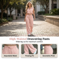 👕 LIMITED-TIME 50% OFF! ✨ Women's 2-Piece Lounge Set – Collared Top, Wide-Leg Pants, 4 Colors 🏠