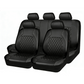 🎉 2026 Sale — Over 36,400 Sold 🚗 9-Piece Quilted Faux Leather Seat Covers – Car Interior Accessory ⏰