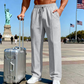 ⏳Time-Limited Special⏰Men's Elastic Waist Drawstring Straight Leg Pants