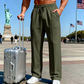 ⏳Time-Limited Special⏰Men's Elastic Waist Drawstring Straight Leg Pants