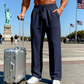 ⏳Time-Limited Special⏰Men's Elastic Waist Drawstring Straight Leg Pants