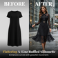 ⏳Time-Limited Special⏰Polka Dot Tie-Neck Midi Dress – Pearl Belt & A-Line – Elegant Vintage Party Dress 🥂