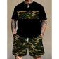 🎯 LIMITED-TIME 50% OFF! ✨ Men's Camo Print T-Shirt & Shorts Set – Coordinated, Relaxed, Breathable 🌿