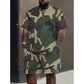 🎯 LIMITED-TIME 50% OFF! ✨ Men's Camo Print T-Shirt & Shorts Set – Coordinated, Relaxed, Breathable 🌿