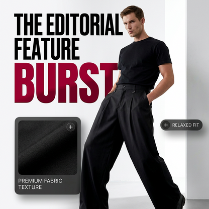 👖 50% OFF NOW!✨ Men's Classic Wide-Leg Suit Pants – Wrinkle-Resistant & Tailored Fit