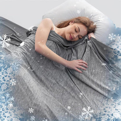 ⏰Free Shipping!🔥 Cool Lightweight Solid Color Thin Blanket