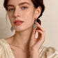 💎 LIMITED-TIME 50% OFF! ✨ Sky Blue Drop Hoop Earrings – Art-Deco, Rhinestone, Elegant 🌌