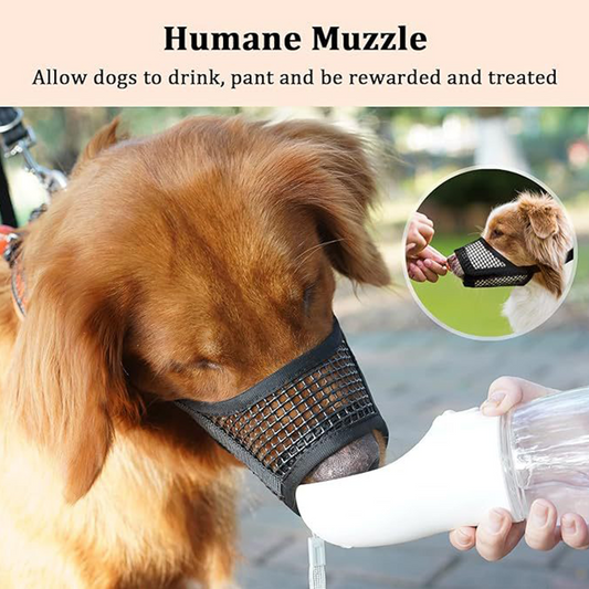 Breathable Mesh Dog Muzzle for Small Breeds