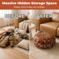 🎁2026 New Arrivals 🔥 50% OFF 🛋️ Multifunctional Storage Ottoman Pouf – Hidden Storage, Comfortable Seating & Faux Leather Finish ✨