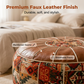🎁2026 New Arrivals 🔥 50% OFF 🛋️ Multifunctional Storage Ottoman Pouf – Hidden Storage, Comfortable Seating & Faux Leather Finish ✨