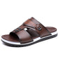 📢📢50% OFF !! ⏰Men's Faux Leather Slip-On Sandals