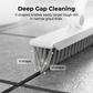 🎉Surprise Price ✨🧹 2-in-1 Grout & Corner Scrubber Brush with Squeegee🫧