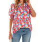 👚 50% OFF NOW! 🌸 Women's Casual Floral Shirt – Short Sleeve, Lightweight & Spring Ready – Breathable, Easy Care, Everyday Charm ☁️