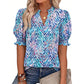 👚 50% OFF NOW! 🌸 Women's Casual Floral Shirt – Short Sleeve, Lightweight & Spring Ready – Breathable, Easy Care, Everyday Charm ☁️