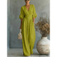⌛Limited-time offer-Women's V-Neck High Waist Wide Leg Jumpsuit